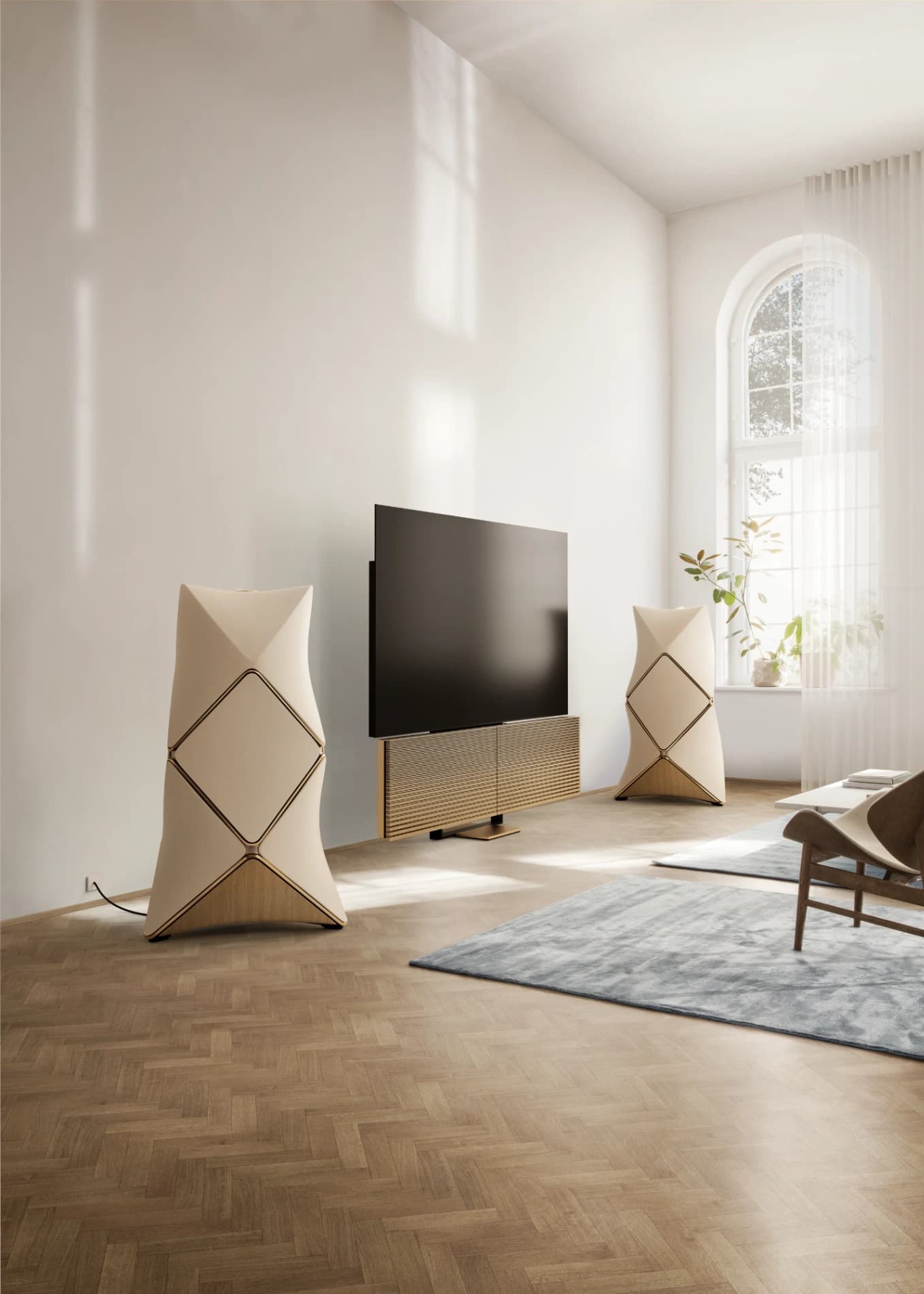 Extremely complex aluminium cabinet